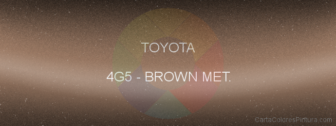 Pintura Toyota 4G5 Brown Met.