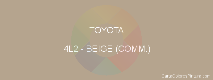 Pintura Toyota 4L2 Beige (comm.)