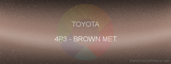 Pintura Toyota 4P3 Brown Met.