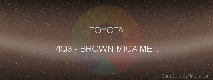 Pintura Toyota 4Q3 Brown Mica Met.