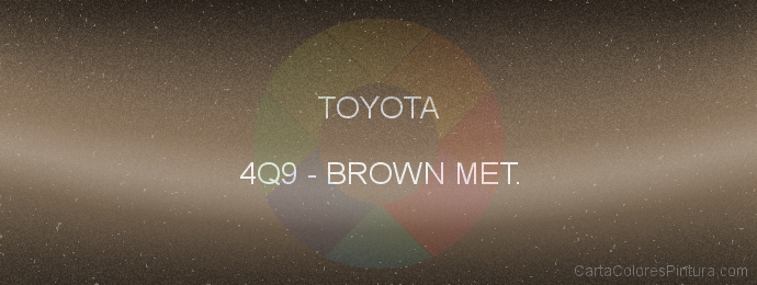 Pintura Toyota 4Q9 Brown Met.