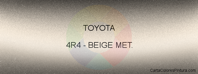 Pintura Toyota 4R4 Beige Met.