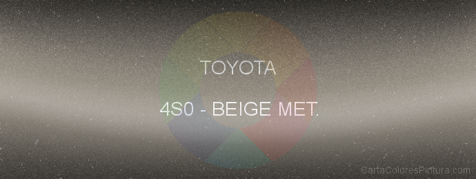 Pintura Toyota 4S0 Beige Met.