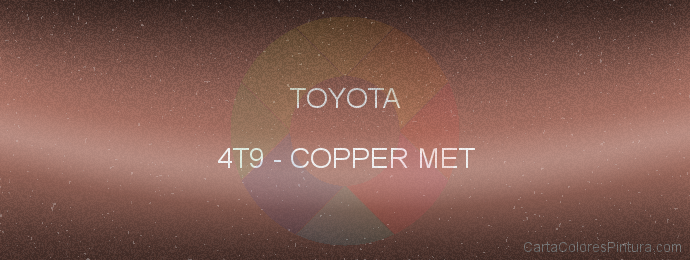 Pintura Toyota 4T9 Copper Met