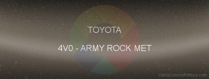 Pintura Toyota 4V0 Army Rock Met