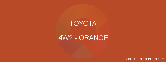 Pintura Toyota 4W2 Orange