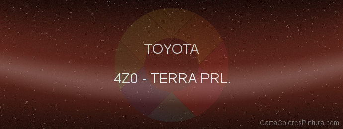 Pintura Toyota 4Z0 Terra Prl.