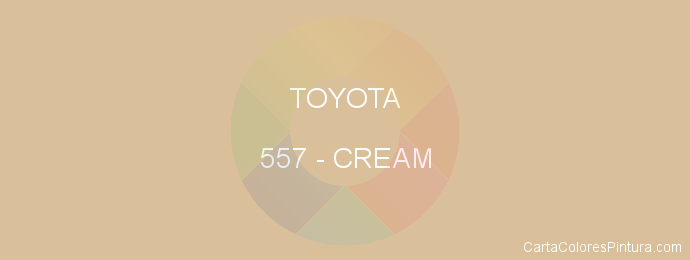 Pintura Toyota 557 Cream