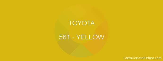 Pintura Toyota 561 Yellow