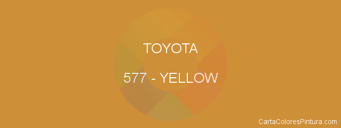 Pintura Toyota 577 Yellow