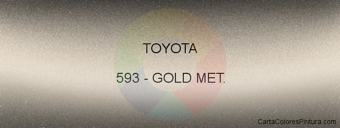 Pintura Toyota 593 Gold Met.