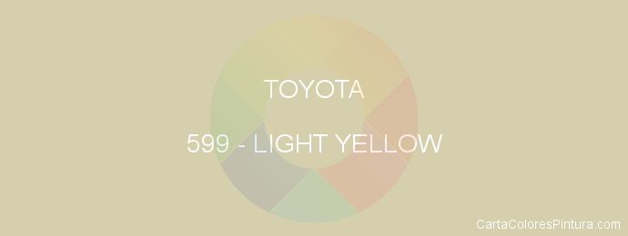 Pintura Toyota 599 Light Yellow