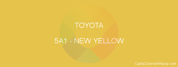 Pintura Toyota 5A1 New Yellow