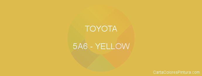 Pintura Toyota 5A6 Yellow