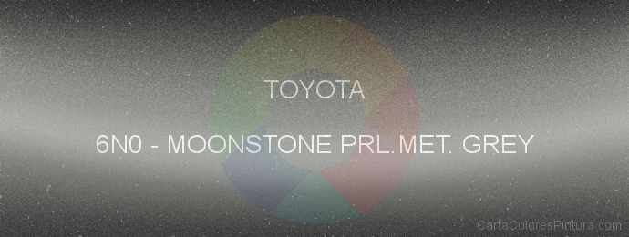 Pintura Toyota 6N0 Moonstone Prl.met. Grey