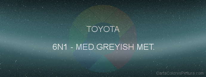 Pintura Toyota 6N1 Med.greyish Met.