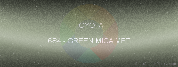 Pintura Toyota 6S4 Green Mica Met.