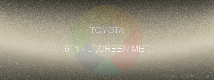 Pintura Toyota 6T1 Lt.green Met.