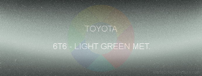 Pintura Toyota 6T6 Light Green Met.