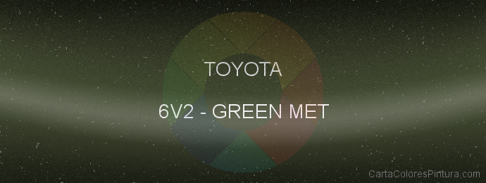 Pintura Toyota 6V2 Green Met