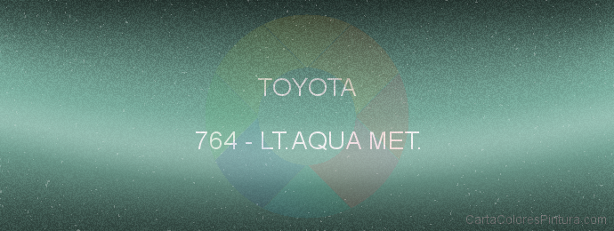 Pintura Toyota 764 Lt.aqua Met.