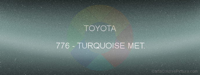 Pintura Toyota 776 Turquoise Met.