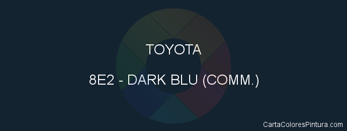 Pintura Toyota 8E2 Dark Blu (comm.)