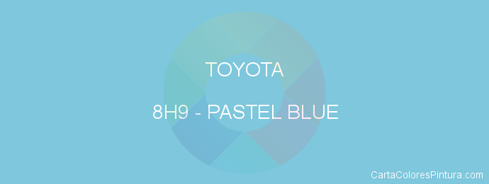 Pintura Toyota 8H9 Pastel Blue