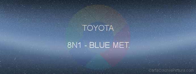 Pintura Toyota 8N1 Blue Met.