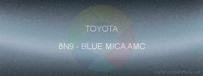 Pintura Toyota 8N9 Blue Mica Amc