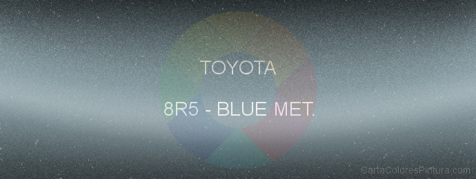 Pintura Toyota 8R5 Blue Met.