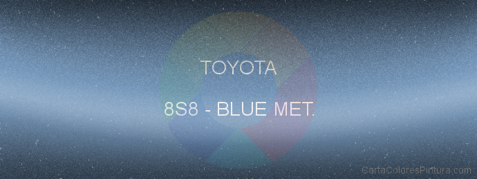 Pintura Toyota 8S8 Blue Met.