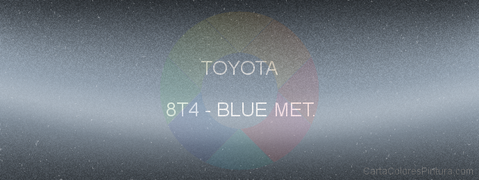 Pintura Toyota 8T4 Blue Met.