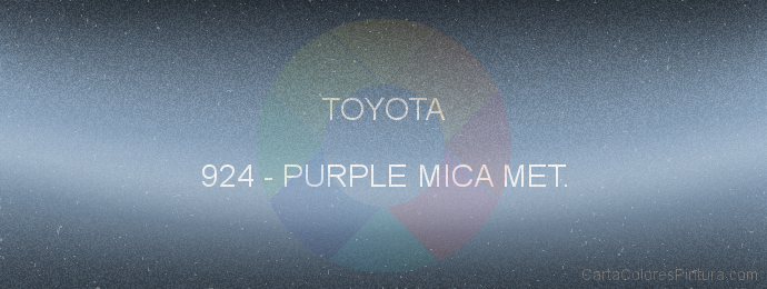 Pintura Toyota 924 Purple Mica Met.