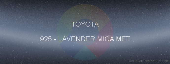 Pintura Toyota 925 Lavender Mica Met.
