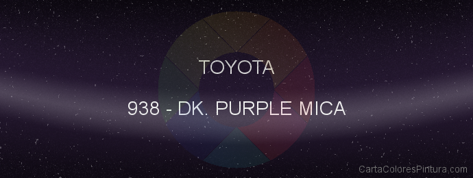 Pintura Toyota 938 Dk. Purple Mica