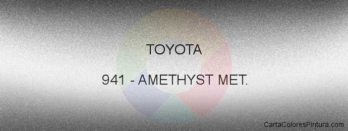 Pintura Toyota 941 Amethyst Met.