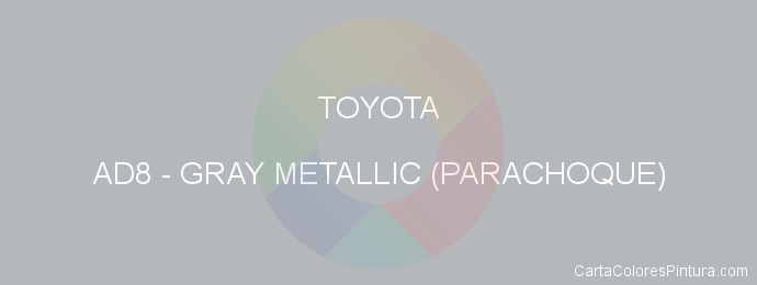 Pintura Toyota AD8 Gray Metallic (parachoque)
