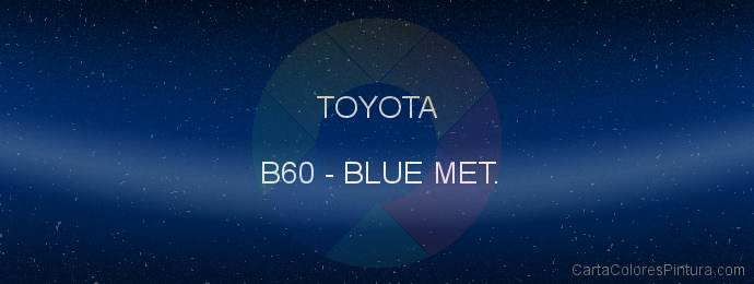 Pintura Toyota B60 Blue Met.