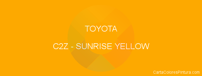 Pintura Toyota C2Z Sunrise Yellow