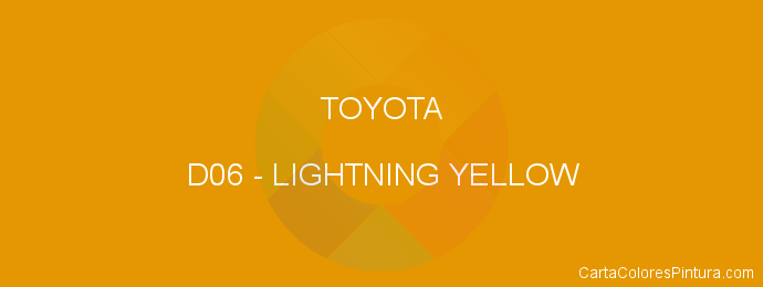Pintura Toyota D06 Lightning Yellow