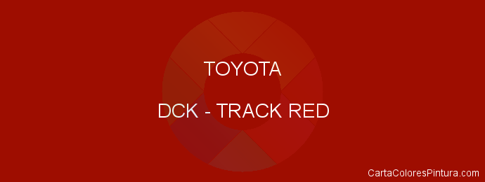 Pintura Toyota DCK Track Red