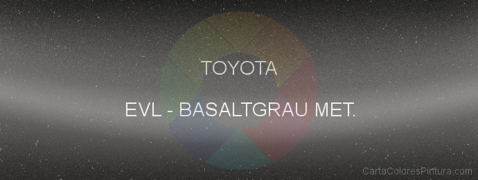 Pintura Toyota EVL Basaltgrau Met.