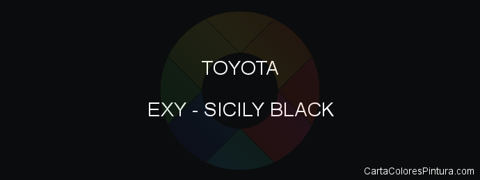 Pintura Toyota EXY Sicily Black