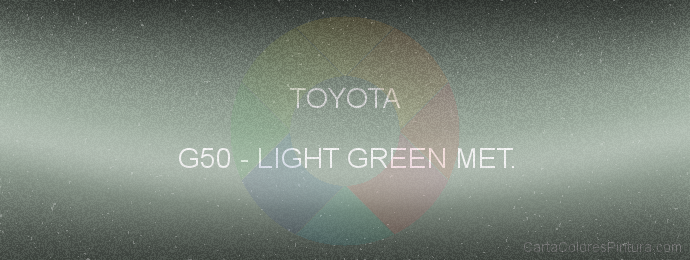Pintura Toyota G50 Light Green Met.