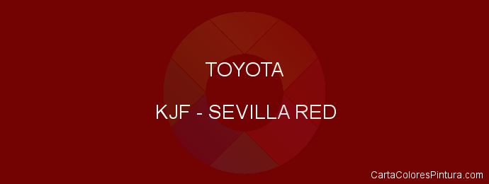 Pintura Toyota KJF Sevilla Red