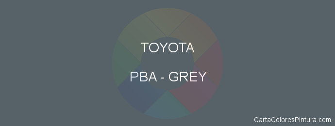 Pintura Toyota PBA Grey