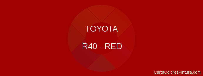 Pintura Toyota R40 Red