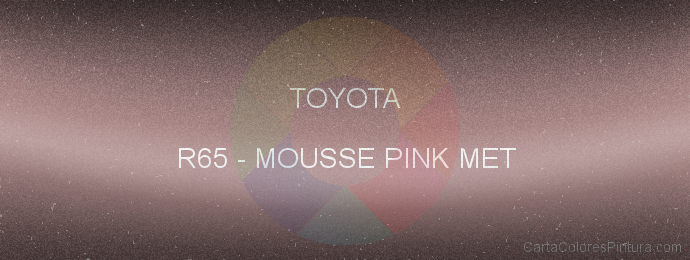 Pintura Toyota R65 Mousse Pink Met