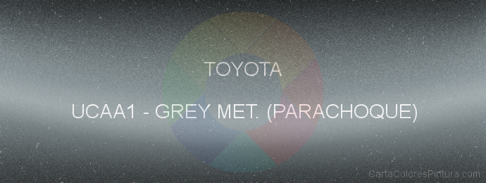 Pintura Toyota UCAA1 Grey Met. (parachoque)